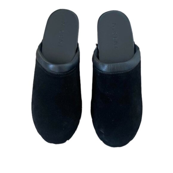 M.Gemi The Greta Black Suede Clogs | Women’s Size 7 - Picture 2 of 5